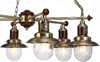 Миниатюра фото подвесная люстра arte lamp sailor a4524lm-6ab | 220svet.ru