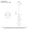 Миниатюра фото подвесной светильник lussole lsp-4038 | 220svet.ru