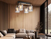 Миниатюра фото потолочная люстра ambrella light traditional loft tr tr3033249/4 bk/wd | 220svet.ru