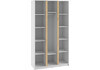 Миниатюра фото шкаф трехстворчатый woodville кассий 120 белый 679653 | 220svet.ru