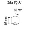 Миниатюра фото потолочный светильник topdecor tubo8 sq p1 27 | 220svet.ru