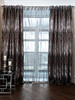 Миниатюра фото портьера серая garda decor 121gd-03603 | 220svet.ru