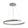 Миниатюра фото подвесная светодиодная люстра profit light 6039/1 wht+chr | 220svet.ru
