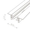 Миниатюра фото шинопровод встраиваемый однофазный nowodvorski profile recessed 9015 | 220svet.ru