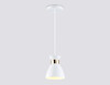 Миниатюра фото подвесной светильник ambrella light traditional loft tr8465 wh/fgd | 220svet.ru