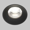 Миниатюра фото встраиваемый точечный светодиодный светильник maytoni round dl058-12w4k-trs-b | 220svet.ru
