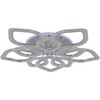 Миниатюра фото потолочная светодиодная люстра reluce 09827-3.3-5+5c cr (rgb) | 220svet.ru