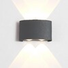 Миниатюра фото уличный настенный светодиодный светильник crystal lux clt 023w2 dg | 220svet.ru