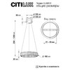 Миниатюра фото подвесная светодиодная люстра citilux чезаре cl338141 | 220svet.ru