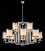 Миниатюра фото подвесная люстра ilamp king rm6201-10+5 cr+cl | 220svet.ru