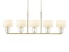 Миниатюра фото подвесная люстра newport olivia 4365/s new gold м0070358 | 220svet.ru