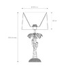 Миниатюра фото настольная лампа lucide extravaganza coconut 10505/81/02 | 220svet.ru