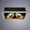 Миниатюра фото встраиваемый светильник arte lamp technika a5930pl-2wh | 220svet.ru