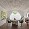 Миниатюра фото подвесная люстра loft it murano 10580/600 clear green | 220svet.ru