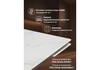Миниатюра фото керамический стол 140(200)х80 раскладной woodville старлайт  snow alpin white / черный 622891 | 220svet.ru