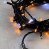 Миниатюра фото гирлянда нить 10м желтая с мерцанием белого диода 220в, 75 led, провод черный каучук, ip65 ltc ll75blw-1-2y | 220svet.ru