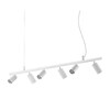 Миниатюра фото люстра ideal lux dynamite sp6 bianco | 220svet.ru