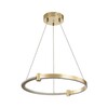 Миниатюра фото подвесной светодиодный светильник indigo circolato 14015/1p gold v000077l | 220svet.ru