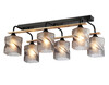 Миниатюра фото потолочная люстра  ambrella light traditional loft tr tr3033250/6 bk/wd | 220svet.ru