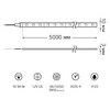 Миниатюра фото лента gauss 10w/m 60led/m 5050smd теплый белый 5m bt044 | 220svet.ru