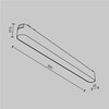 Миниатюра фото трековый магнитный светильник technical basis tr080-1-18w3k-b | 220svet.ru