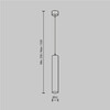 Миниатюра фото подвесной светодиодный светильник maytoni focus led p072pl-l12w4k-1 | 220svet.ru