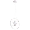 Миниатюра фото подвесной светодиодный светильник arte lamp paradise a6065sp-1wh | 220svet.ru