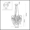 Миниатюра фото подвесная люстра odeon light chainy 5067/6 черный | 220svet.ru