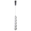 Миниатюра фото подвесной светодиодный светильник crystal lux desi sp5 chrome/white | 220svet.ru