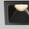 Миниатюра фото встраиваемый светодиодный светильник maytoni alfa led dl043-01-10w3k-sq-b-1 | 220svet.ru