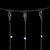 Миниатюра фото гирлянда занавес 2 x 2 м белый 220в, 400 led, провод черный каучук, ip65 ltc ll402-1-2w | 220svet.ru