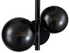 Миниатюра фото бра indigo molecola 11018/3w black v000198 | 220svet.ru