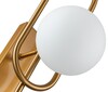 Миниатюра фото бра indigo opaco 11015/2w brass v000151 | 220svet.ru