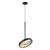Миниатюра фото подвесной светодиодынй светильник odeon light bergi 5064/15l черный | 220svet.ru