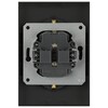 Миниатюра фото розетка эра arktik 16-2104-05 двойная с заземлением 2x2p+e schuko 16а-250в антрацит б0070448 | 220svet.ru