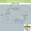 Миниатюра фото светильник уличный настенный fumagalli adam/globe 400 g40.171.000.aye27 | 220svet.ru