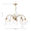 Миниатюра фото потолочная люстра на штанге st luce люминера sl1401.303.08 | 220svet.ru