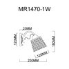 Миниатюра фото бра myfar luiza mr1470-1w | 220svet.ru