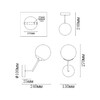 Миниатюра фото бра myfar solve mr1331-1w | 220svet.ru