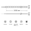 Миниатюра фото лента gauss 6w/m 60led/m 2835smd нейтральный белый 5m bt014 | 220svet.ru