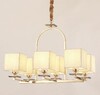 Миниатюра фото подвесная люстра lumina deco liniano ldp 17100-6 gd | 220svet.ru