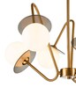 Миниатюра фото потолочная люстра indigo jazz 11020/6r brass v000165 | 220svet.ru
