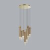 Миниатюра фото подвесная светодиодная люстра odeon light shiny 5061/32lb золотой | 220svet.ru