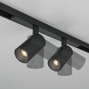 Миниатюра фото трековый магнитный светодиодный светильник maytoni focus duo basity tr176-1-2x5wtw-m-b | 220svet.ru