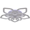 Миниатюра фото светодиодная люстра reluce 09827-3.3-5+5a wh (rgb) | 220svet.ru