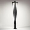 Миниатюра фото уличный светодиодный светильник odeon light bearitz 6655/12ga черный | 220svet.ru
