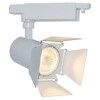 Миниатюра фото трековый однофазный светильник arte lamp track lights a6709pl-1wh | 220svet.ru