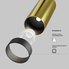 Миниатюра фото спот потолочный focus led c055cl-l12w2.7k-w-bs | 220svet.ru