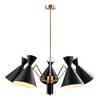 Миниатюра фото подвесная люстра crystal lux joven sp5 gold/black | 220svet.ru