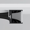 Миниатюра фото радиусный профиль внешний к светодиодной ленте maytoni led strip alm-3535r-b-ex-90°-1.5m | 220svet.ru